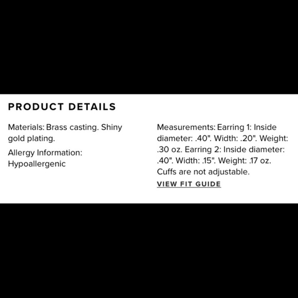 Hayden Gold Cuff Earrings ☀️ - Picture 8 of 8